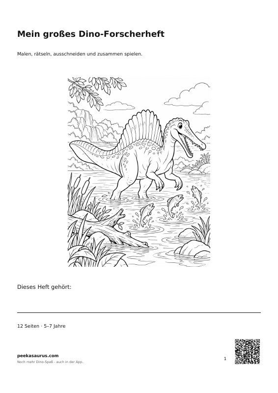 Mein großes Dino-Forscherheft