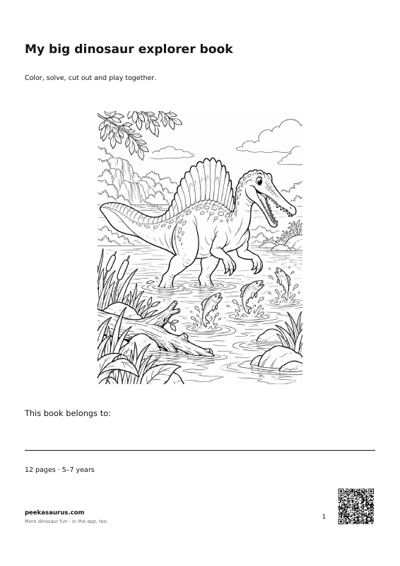 My big dinosaur explorer book